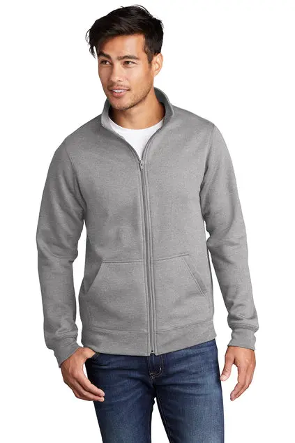 Port & Company Core Fleece Cadet Embroidered Full-Zip Sweatshirt (Pc78Fz) 1