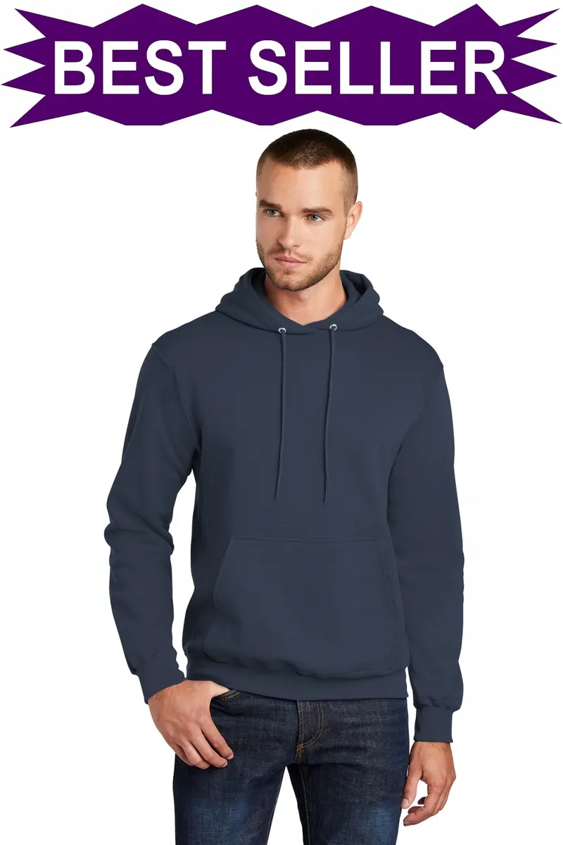 Port & Company Core Fleece Screen-Printed Pullover Hoodie 1