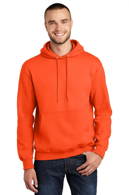 Port & Company Men'S Essential Fleece Screen Printed Pullover Hoodie (Pc90H) 1