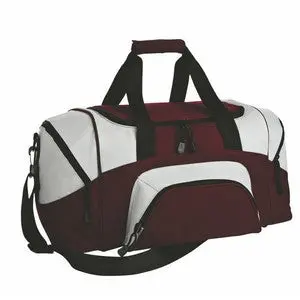 Port & Company Small Colorblock Sport Duffel – Embroidered Carryall 1