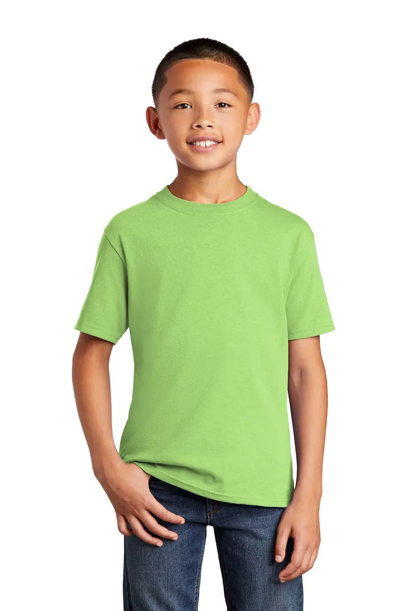 Port & Company Youth Core Blend T-Shirt With Screen Printing (Pc55Y) 1