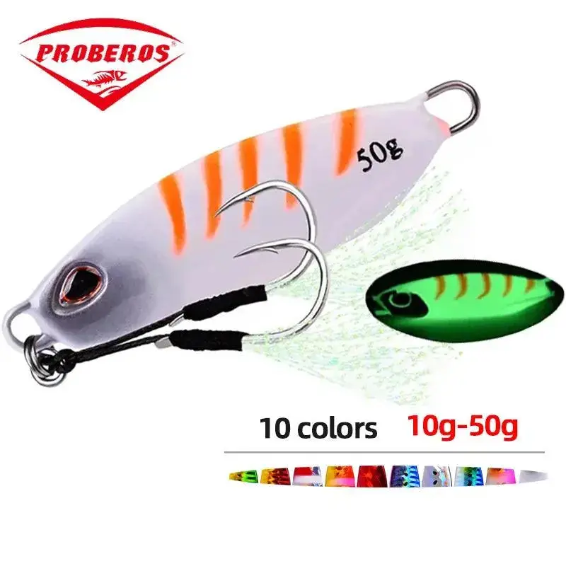 Pro Beros Heavy-Duty Big Jig Lures — Saltwater & Freshwater Bass Fishing (10G–50G) 1