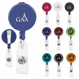 Promotional Retractable Badge Holder – Swivel Clip Id Badge Reel For Events And Offices 1