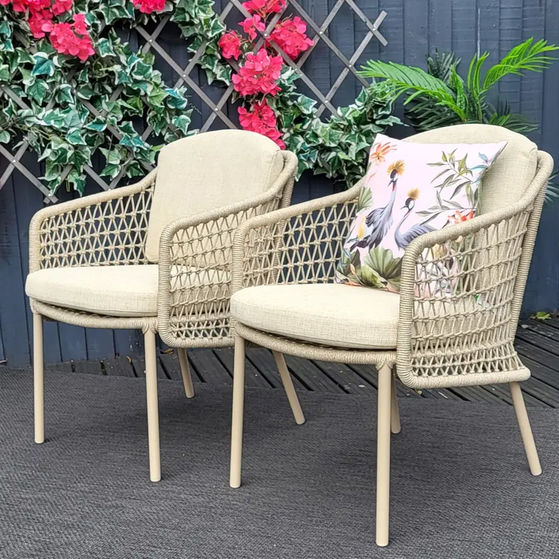 Puccini Premium Outdoor Dining Chairs (Set Of 2) – 4 Seasons Outdoor 1