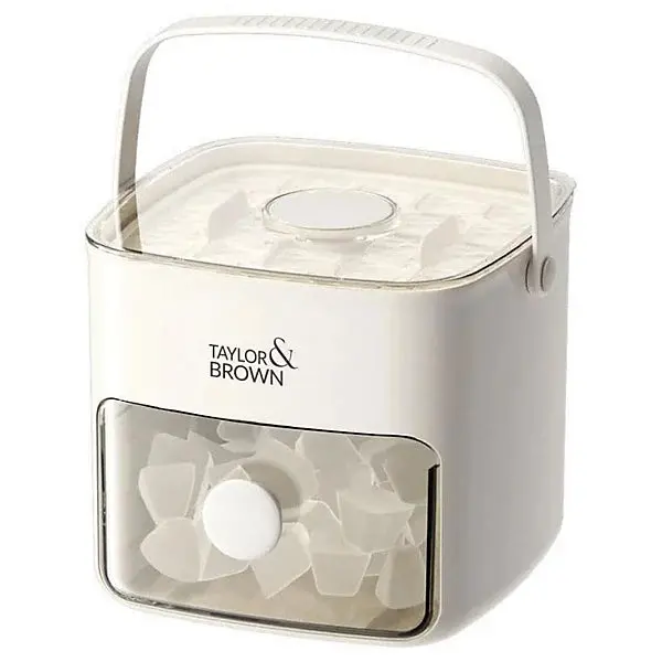 Reusable Silicone Ice Cube Tray – 48-Cube Easy-Press Mold With Lid & Storage Bin 1
