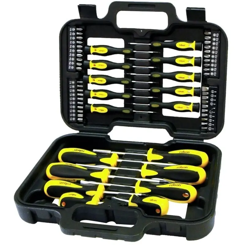 Rolson 58-Piece Professional Screwdriver Set 1