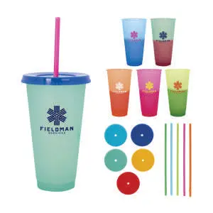 Ronnie 24 Oz Color-Changing Temperature-Sensitive Tumbler 1