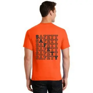 Safety-Themed Graphic T-Shirt 1
