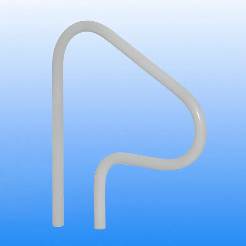 Saftron 26" X 30" Medium Gray Three-Bend Return-To-Deck Handrail – Model P-326-Rtd-G 1