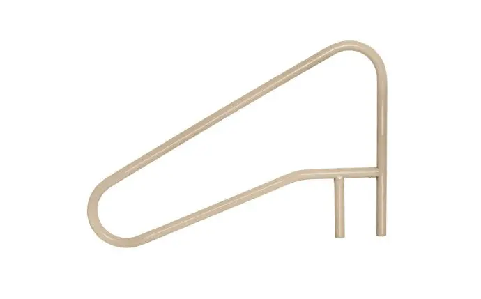 Sāftron Beige 3-Bend Return-To-Deck Pool Handrail – 54" Height × 32" Reach (Cbrtd-354-B) 1