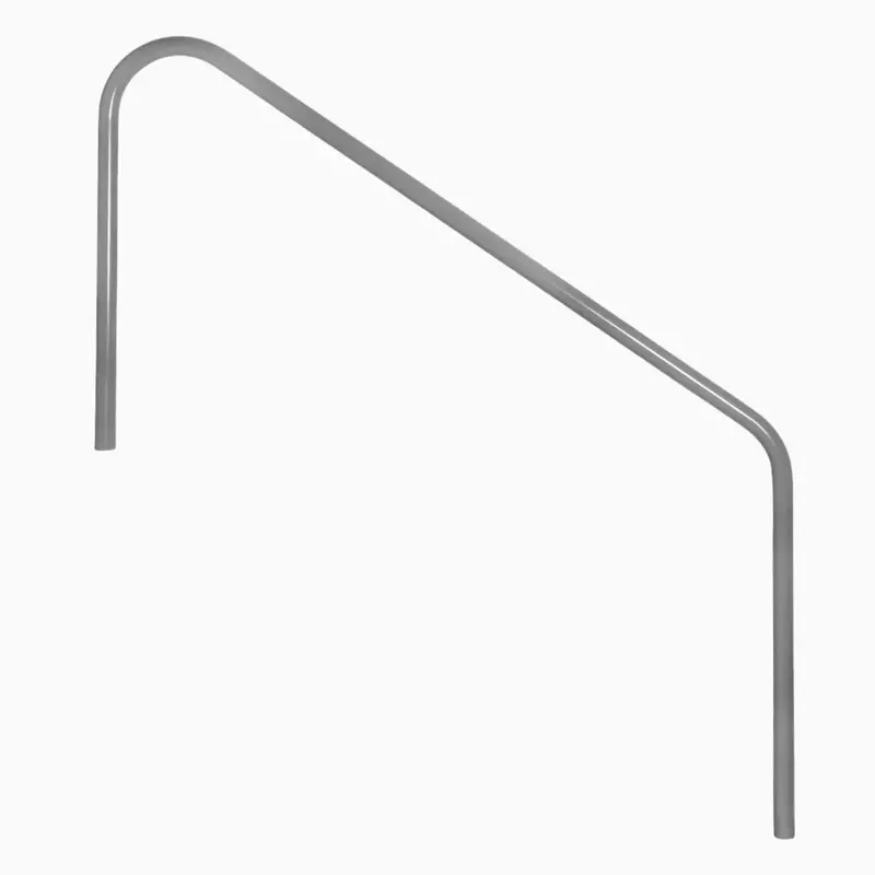 Saftron Graphite Gray 2-Bend 60-Inch Deck-To-Pool Stair Rail – Dtp-260-Gg 1