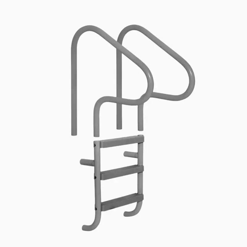 Saftron Gray Split Series 3-Step Inground Pool Ladder – P-326-Sl3-G 1