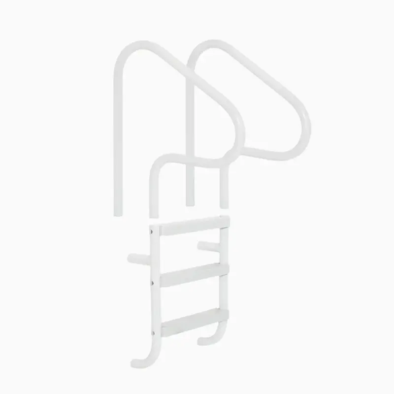 Saftron White Split Series 3-Step Inground Pool Ladder – P-326-Sl3-W 1