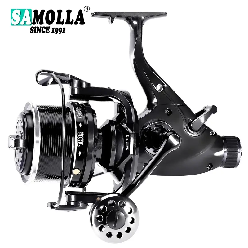 Samolla Max Double-Drag Carp Fishing Reel – 27Kg Heavy-Duty Spinning Reel With 12+1 Ball Bearings 1