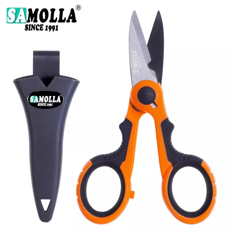 Samolla Multi-Tool Fishing Scissors – Ergonomic, Corrosion-Resistant Cutting & Line Management 1
