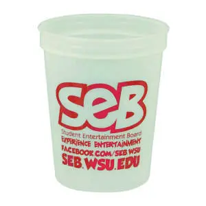 Sc16G Cups-On-The-Go: 16 Oz Glow-In-The-Dark Stadium Tumbler 1