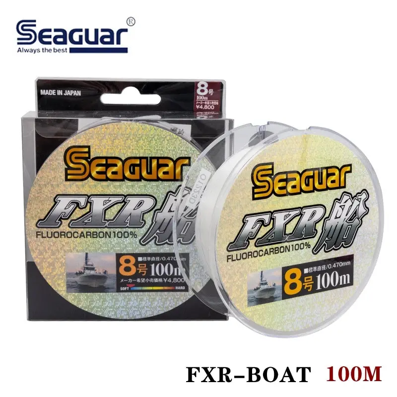 Seaguar Fxr Boat Fluorocarbon Line – Heavy-Duty 30Lb Test, 100% Carbon Fiber Construction 1
