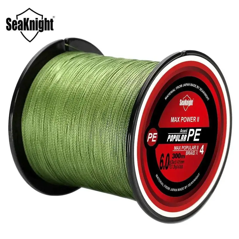 Seaknight Triposeidon 4-Strand Pe Braid – 300M, 8–60Lb Smooth Carp Line 1