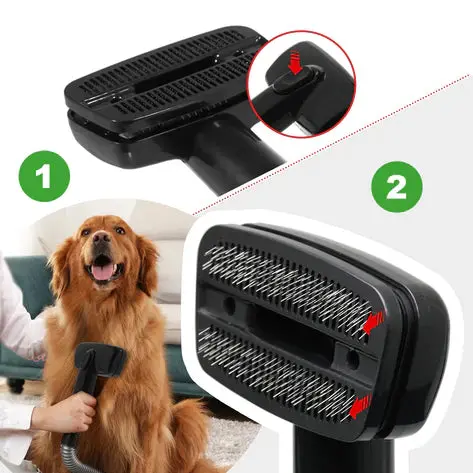 Shark Pet Grooming Brush Attachment – 35Mm Tool For Dog & Cat Hair Removal 1