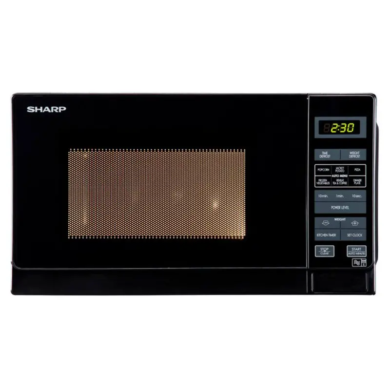 Sharp R272Km Solo Microwave Oven – 20L Capacity, 800W Power, Sleek Black Finish 1