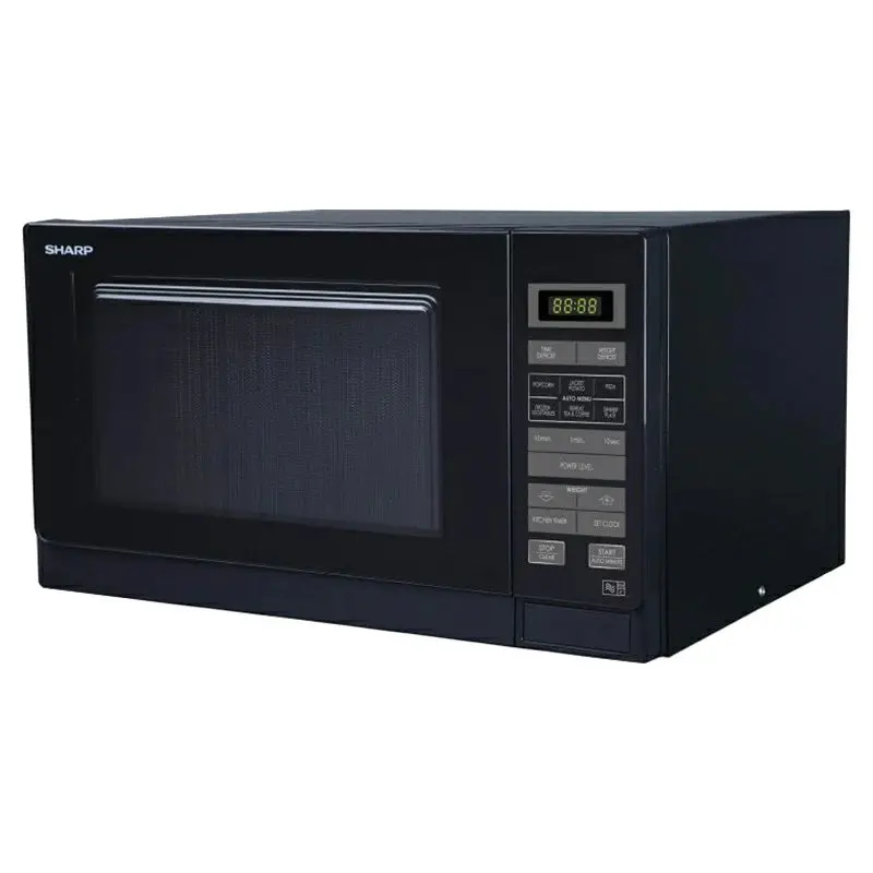 Sharp R372Km Freestanding Solo Microwave – 25L Black Capacity 1