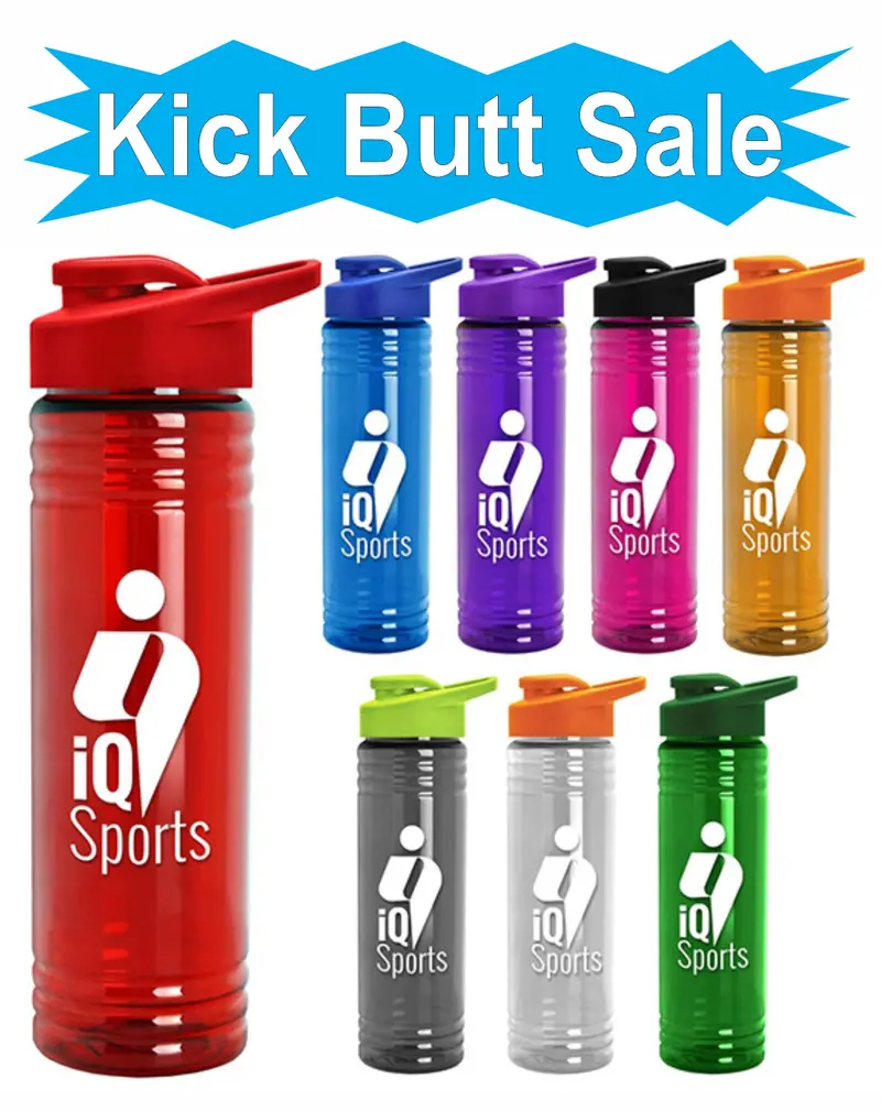 Slim-Fit 24 Oz Water Bottle With Drink-Thru Lid – Bpa-Free (Style Tb24D) 1