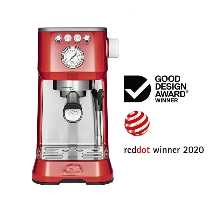 Solis Barista Perfetta Plus Red Espresso Maker 1