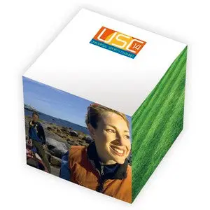 Souvenir® Sticky Note Cube – 3" X 3" X 3" Assorted Colors 1