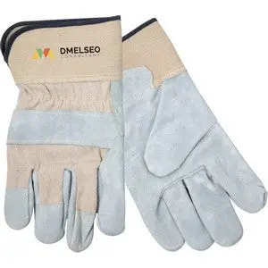Split-Leather Safety Work Gloves With Cuff Protection 1