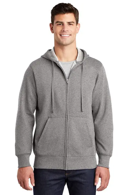 Sport-Tek Men'S Full-Zip Embroidered Hooded Sweatshirt (St258) 1