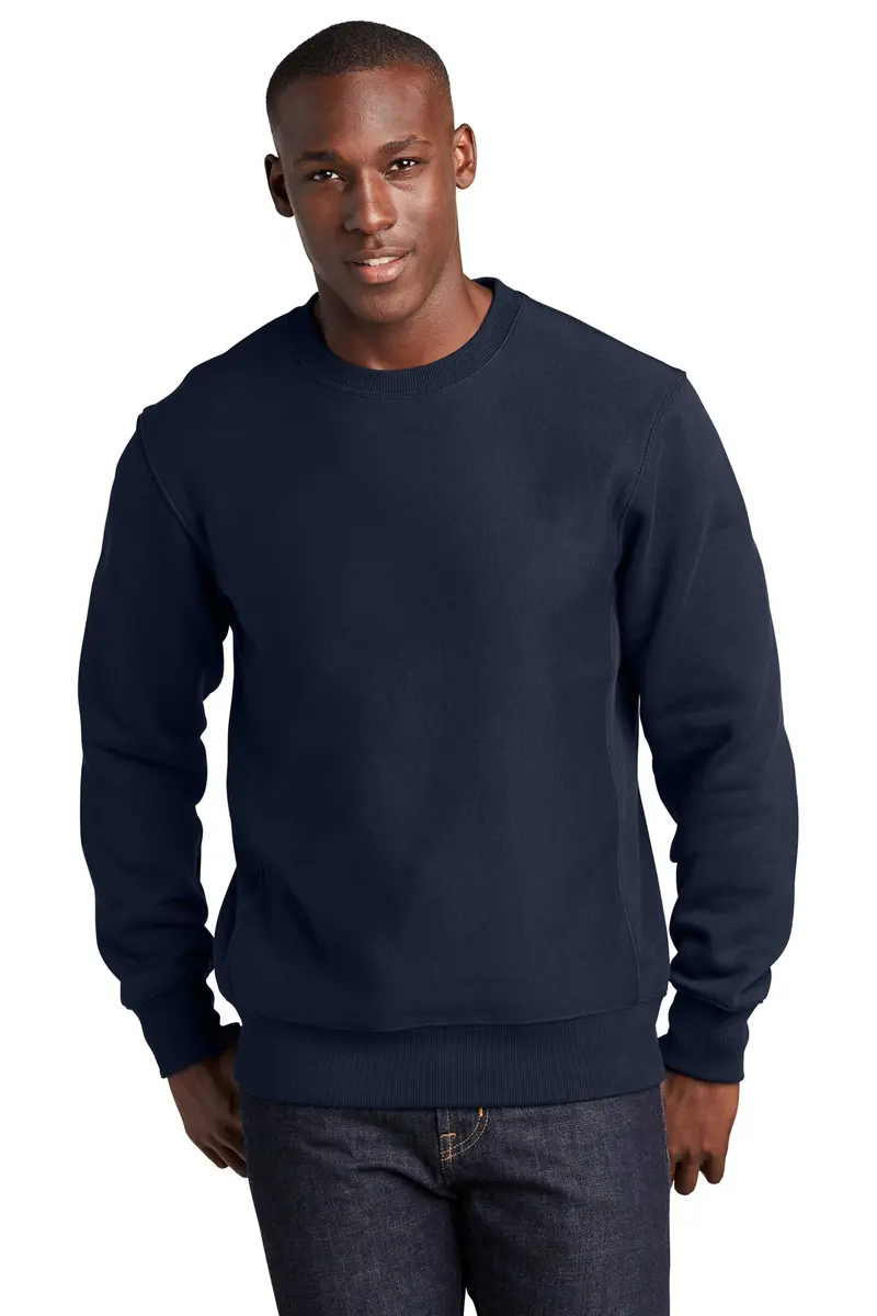 Sport-Tek Men'S Super Heavyweight Screen Printed Crewneck Sweatshirt (F280) 1