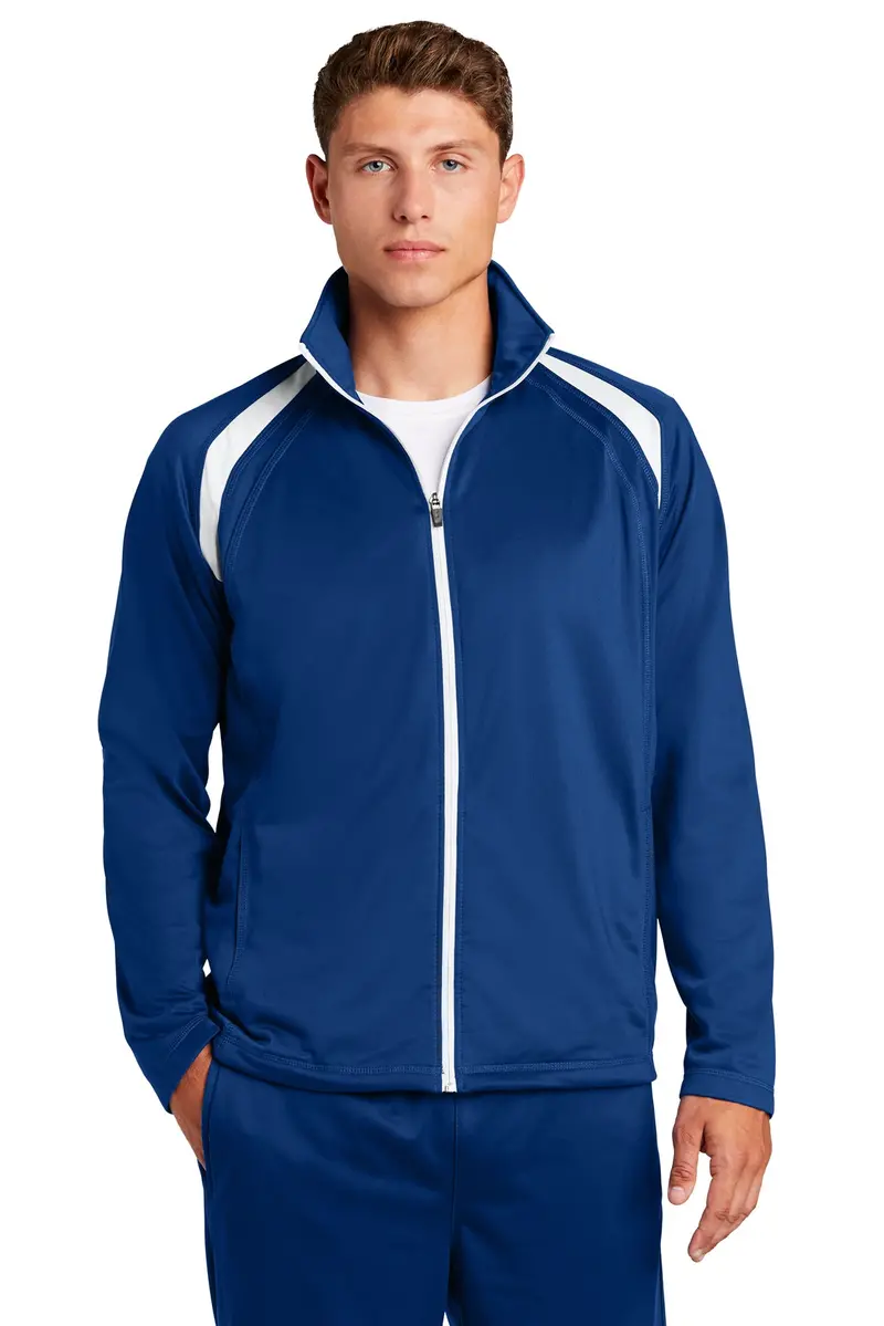 Sport-Tek Men'S Tricot Track Jacket – Embroidered 1
