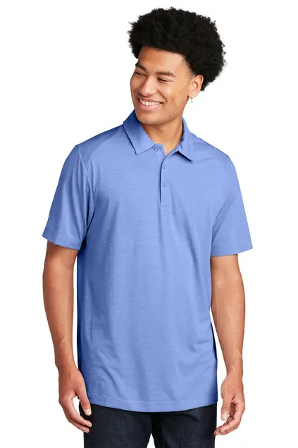 Sport-Tek Posicharge Tri-Blend Wicking Polo (St405) With Embroidery 1