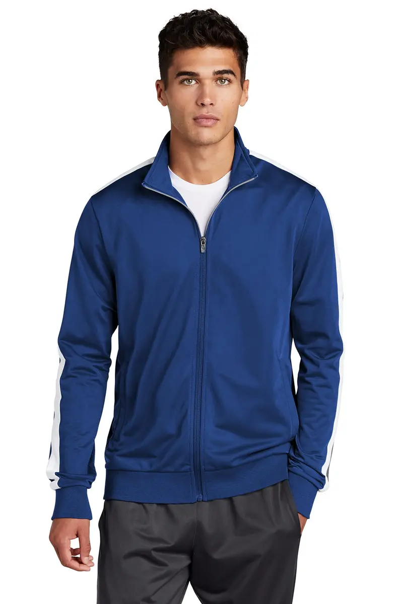 Sport-Tek Unisex Tricot Track Jacket – Embroidered 1