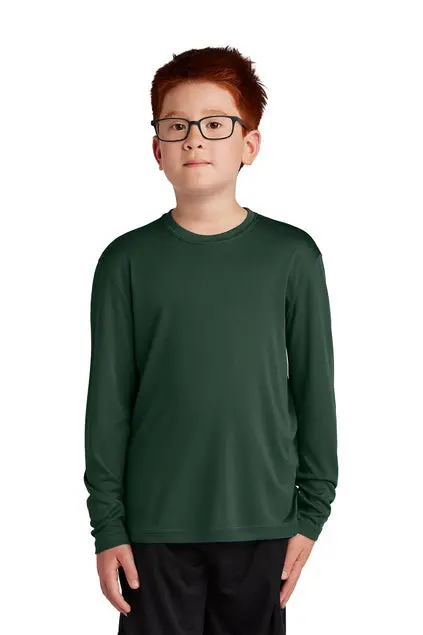 Sport-Tek Youth Posicharge Competitor Long Sleeve Tee With Screen Printing (Yst350Ls) 1
