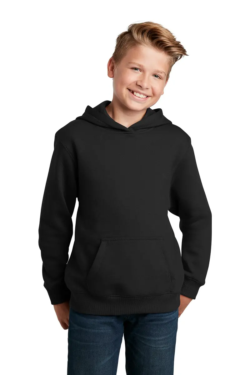 Sport-Tek Youth Screen Printed Pullover Hooded Sweatshirt (Yst254) 1