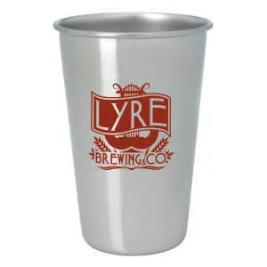 Stainless Steel Pint Glass – 16 Oz Bar-Ready Beverage Vessel (Style 46066) 1