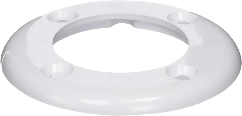 Super-Pro® 3.5" White Inlet Faceplate Cover – Includes Screw Holes For Secure Mounting (Model 25545-000-000) 1