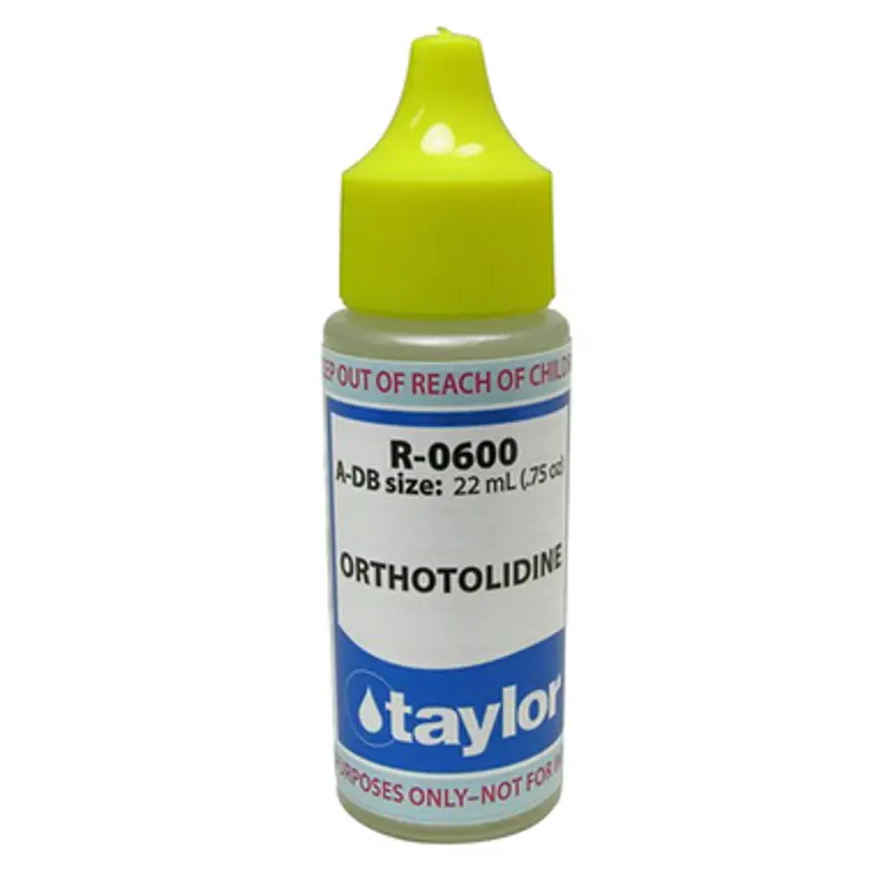 Taylor Orthotolidine (Oto) Test Solution – 0.75 Oz Dropper Bottle (R-0600-A-Db) 1
