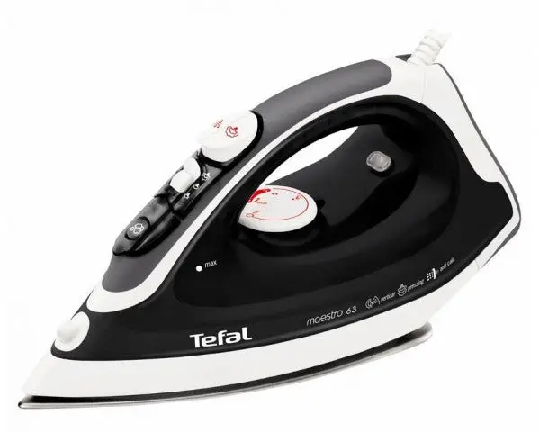 Tefal Fv3763Go Steam Iron – Variable Steam Control, 300Ml Tank, Monochrome Design 1
