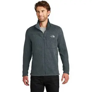 The North Face Sweater Fleece Jacket – Soft Knit Outerwear, Embroidered 1