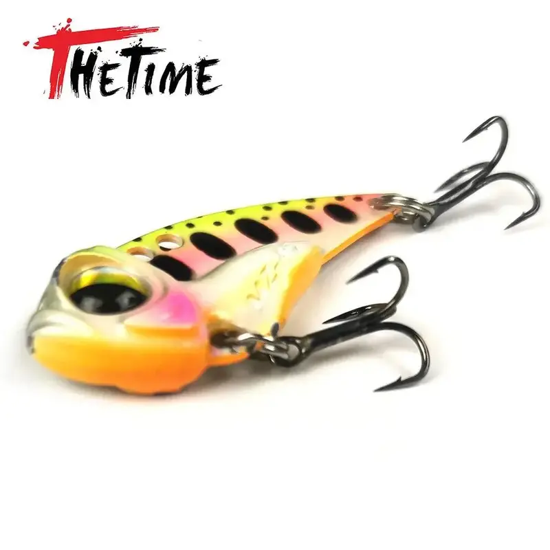 Thetime Mz40 Metal Vib Blade Bait – 6.5G Vibrating Crankbait For Aggressive Strikes 1