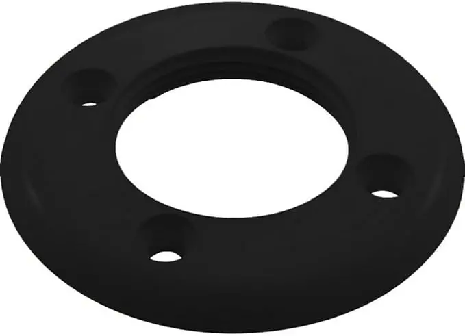 Threaded Black Vinyl Pool Return Faceplate | 25546-004-000 1