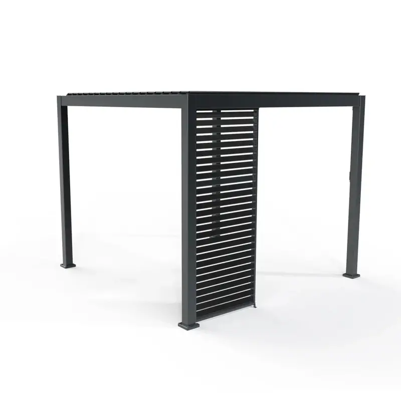 Titan Aluminium Louvre Side Panel (1.0M) – Nova Modular Pergola Component 1
