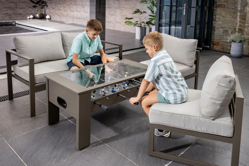 Toca Lounge & Football Table Set – Multi-Functional Outdoor Entertainment Bundle 1