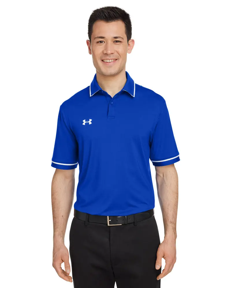 Under Armour Men'S Tipped Teams Performance Polo – Embroidered (1376904) 1