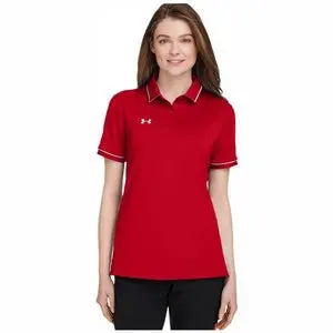 Under Armour Women'S Tipped Teams Performance Polo – Embroidered (1376905) 1