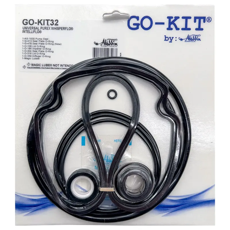 Universal Purex Whisperflo & Intelliflo Pump Seal Kit – Go-Kit32 Complete Repair Set 1