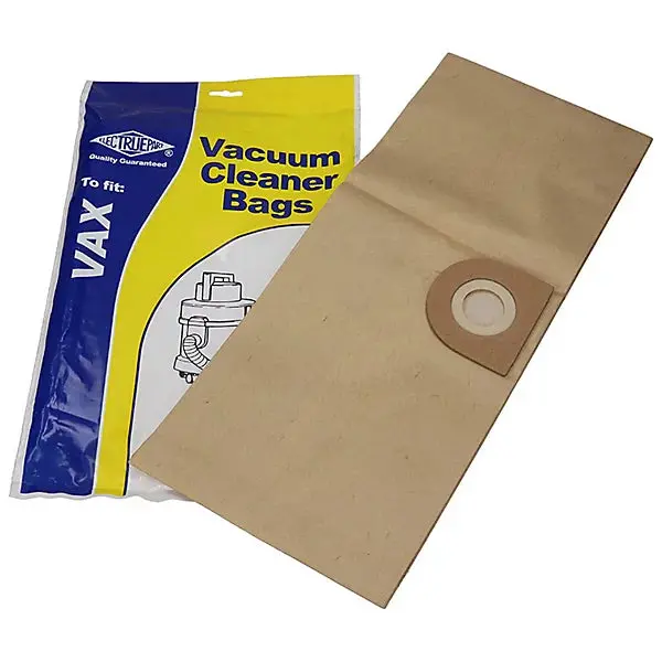 Vax 1S Vacuum Cleaner Dust Bag Pack – 5-Pack Universal Replacement Bags (Bag120) 1