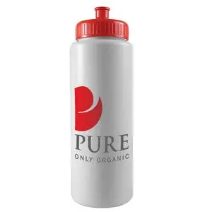 Wb32 32 Oz High-Capacity Sports Bottle – Push-Pull Lid (White/Frost) 1
